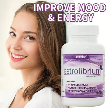 Estrogen Hormone Balance Mood and Energy Health Supplement 120 Capsules