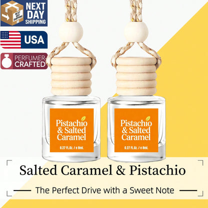 Osmore Caramel Kiss Extra-Rich Caramel Vanilla Car Air Freshener Hanging Diffuser