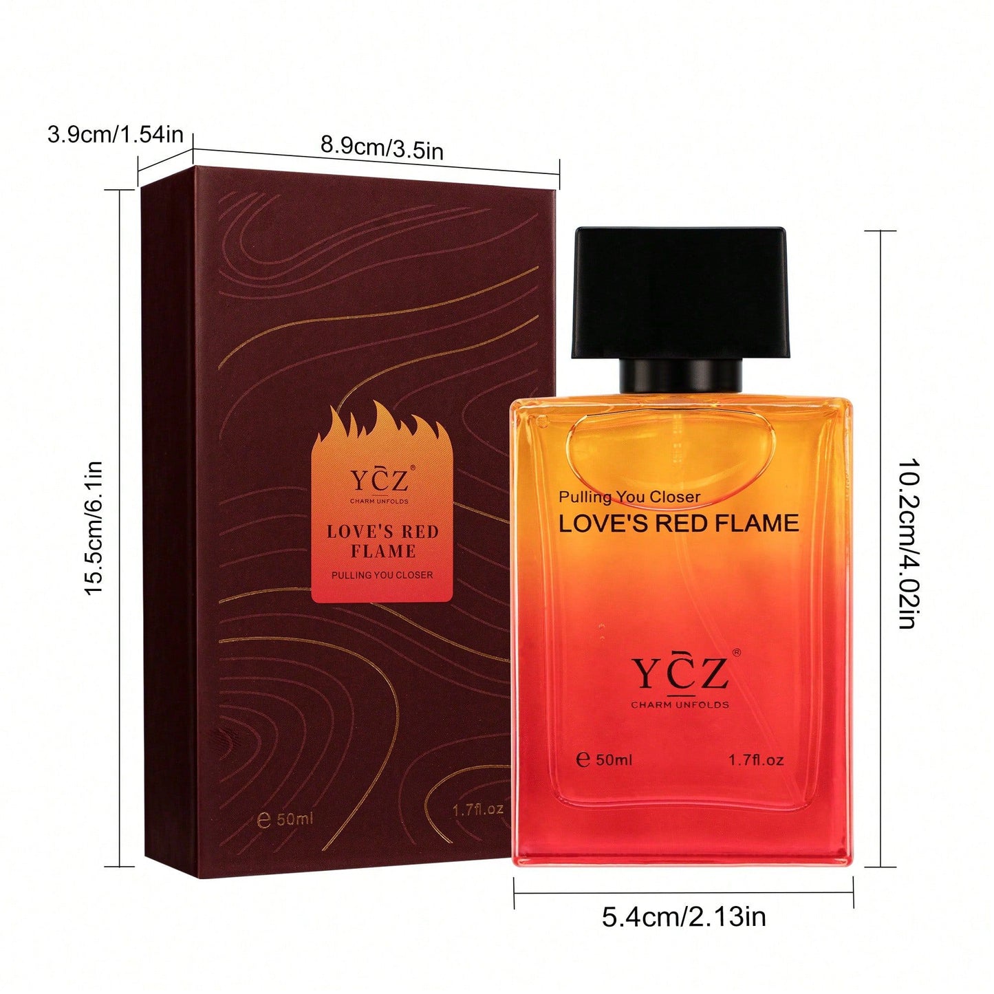 YCZ Midnight Marine Man Eau de Parfum 1.7oz Long-Lasting EDP