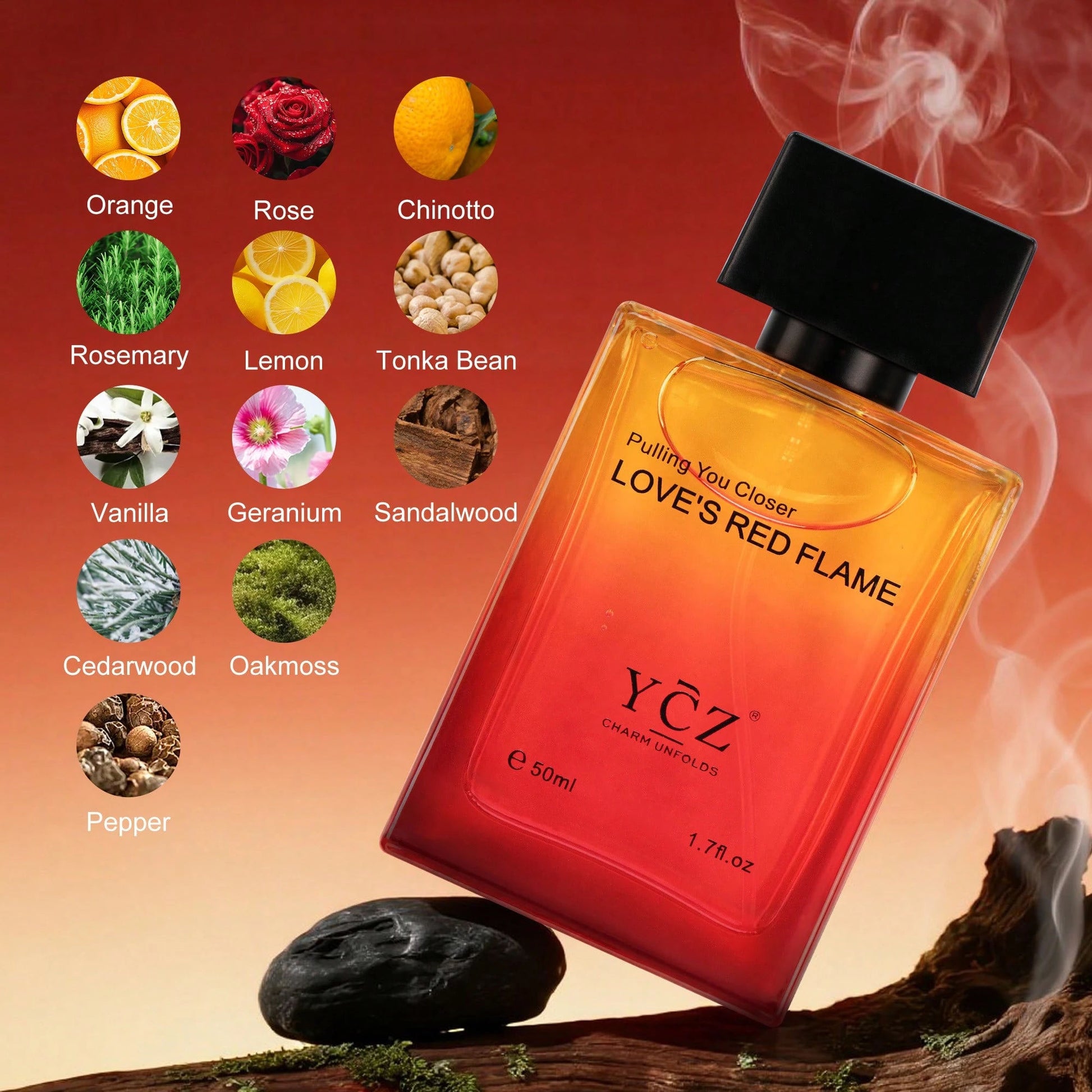 YCZ Midnight Marine Man Eau de Parfum 1.7oz Long-Lasting EDP
