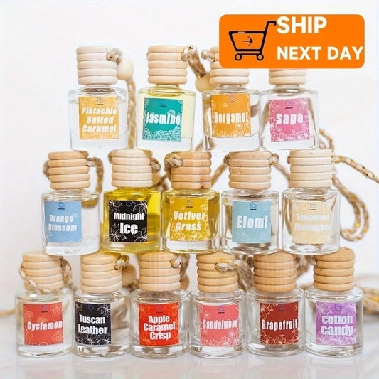 XY Process Car Air Freshener Hanging Diffuser Glass