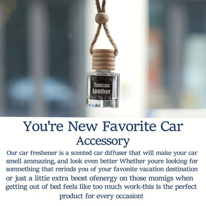 XY Process Car Air Freshener Hanging Diffuser Glass