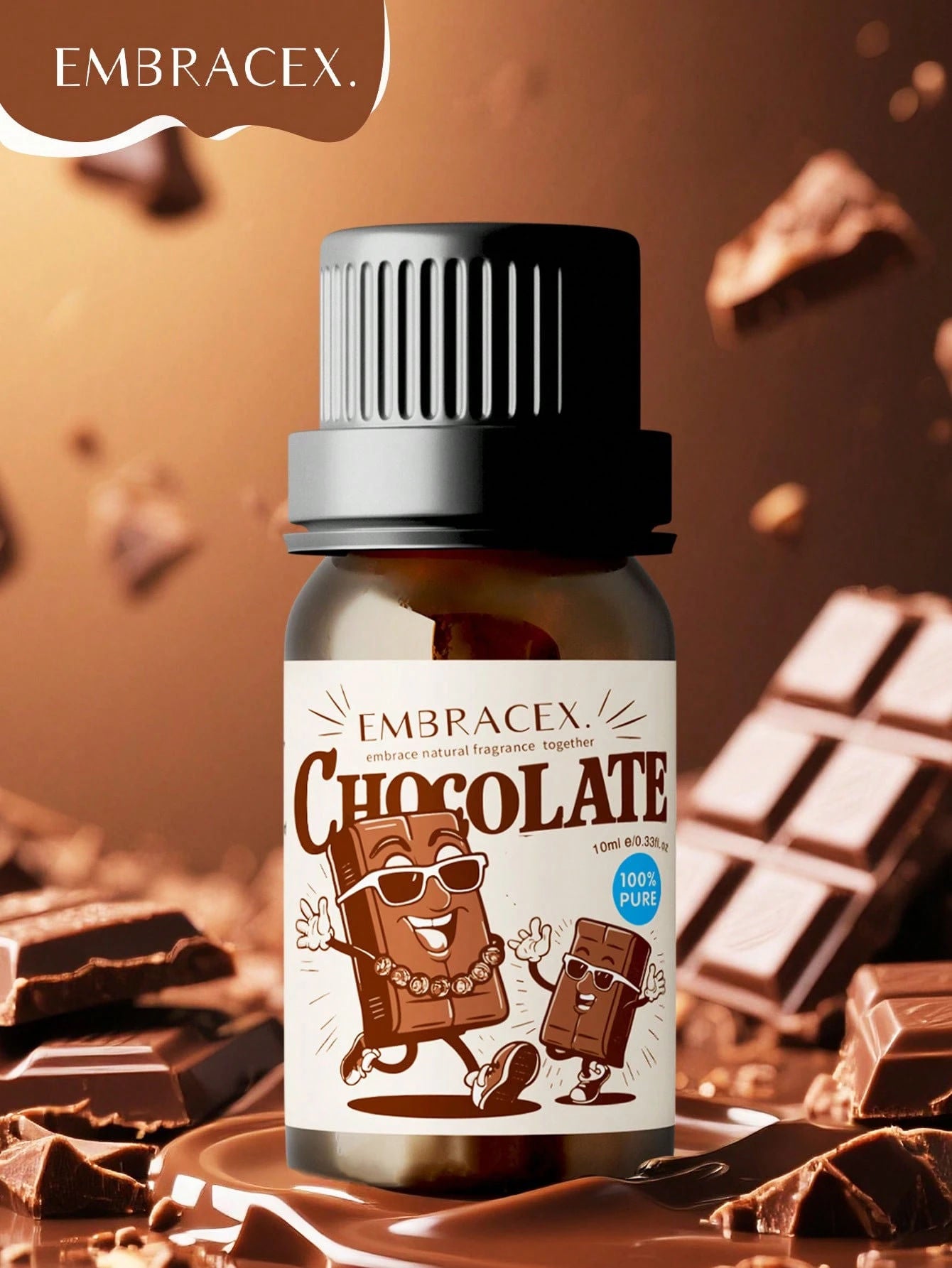 EMBRACEX. 10ml Chocolate Fragrance Oil Aromatherapy Scent