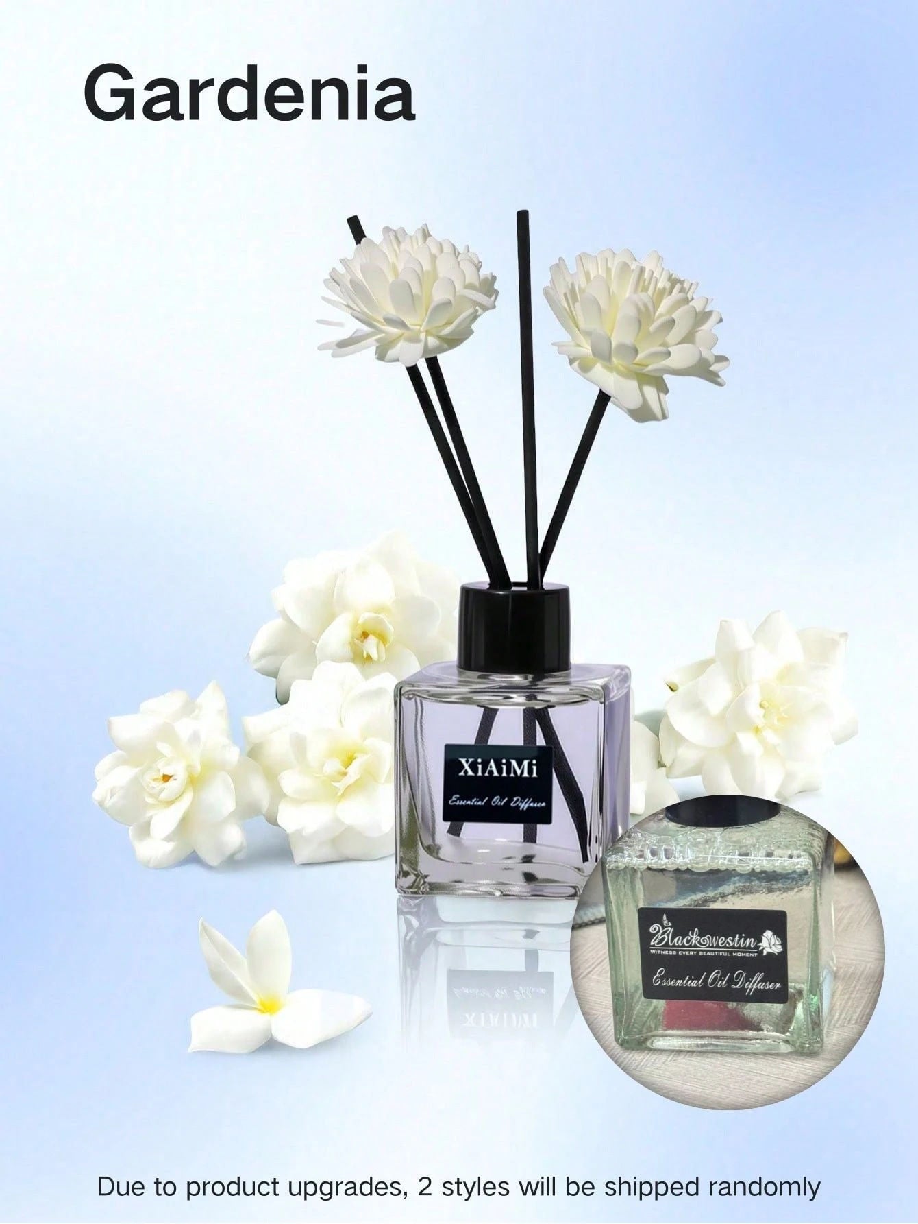 50ml Gardenia Fireless Aromatherapy Essential Oil Set
