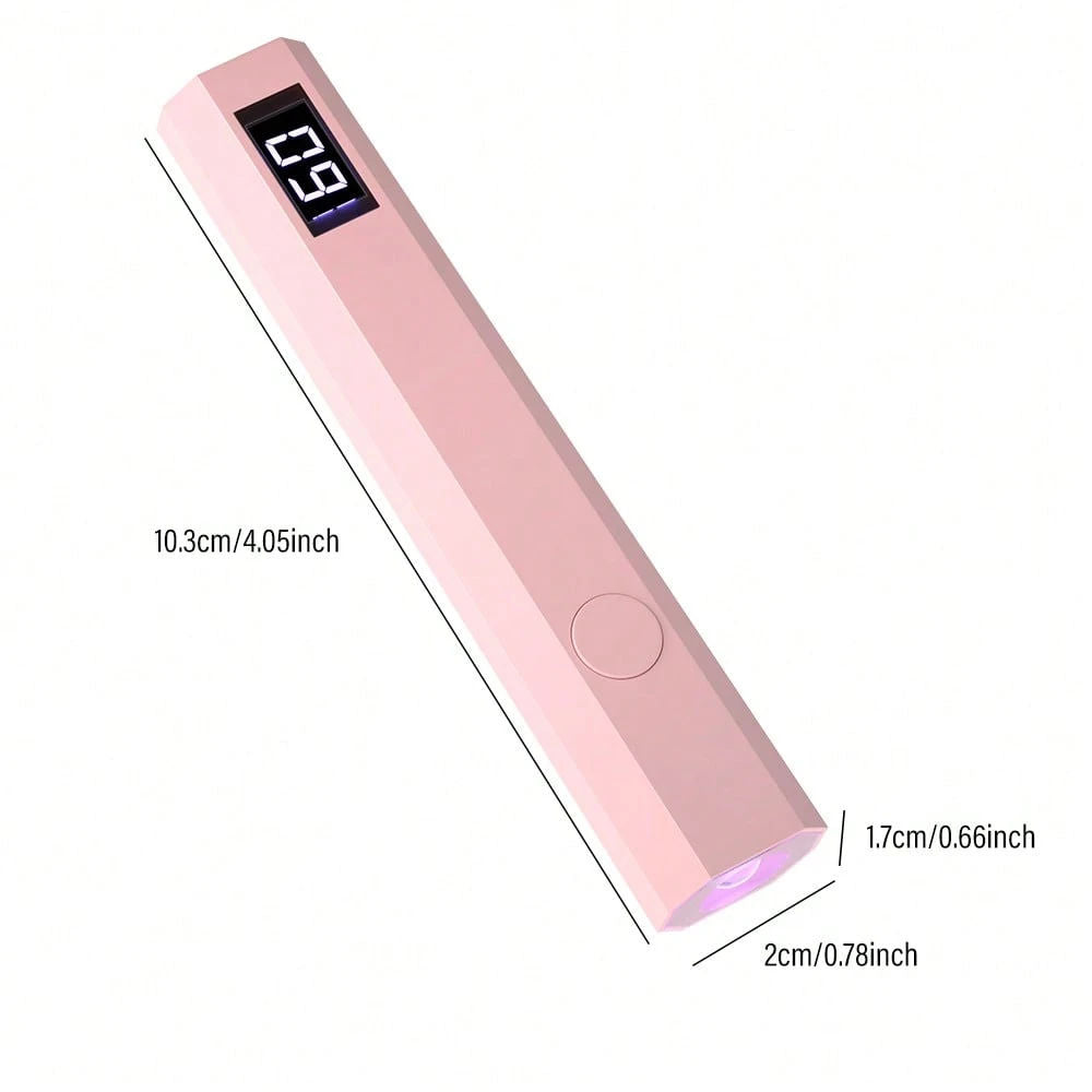 Portable Nail Dryer Lamp USB UV LED 180mAh Rechargeable