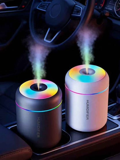 Mini Essential Oil Aromatherapy Mist Humidifier Set USB LED Cold Mist
