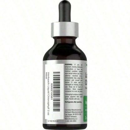 Horbäach Liquid Chlorophyll Peppermint Dietary Supplement Drops