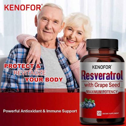 SHEIN Resveratrol 1500mg Antioxidant Supplement 120 Capsules