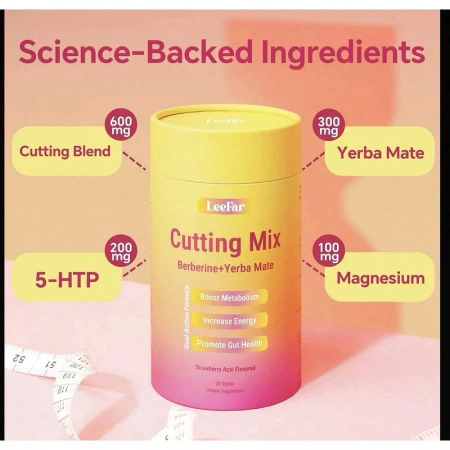 Berberine Chromium 5-HTP Yerba Mate Magnesium Supplement Drink Mix