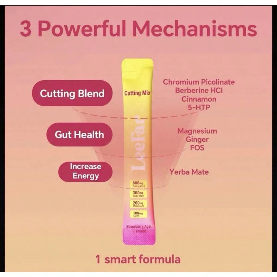 Berberine Chromium 5-HTP Yerba Mate Magnesium Supplement Drink Mix