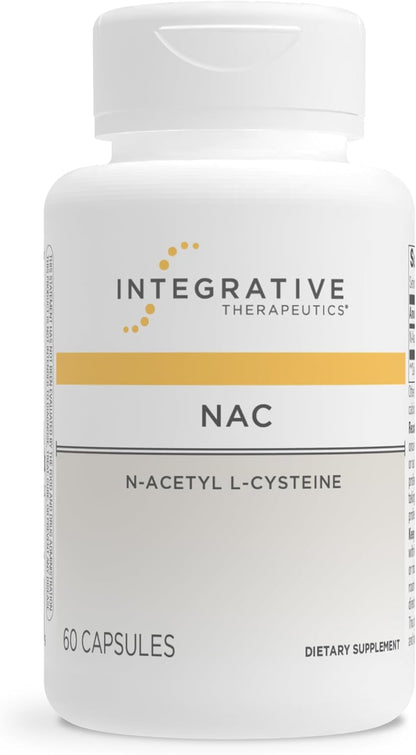 Integrative Therapeutics NAC Respiratory Lung Antioxidant Support Capsules