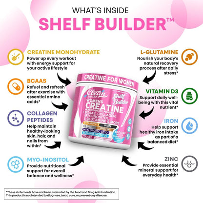 Creatine Monohydrate and BCAA Powder for Women