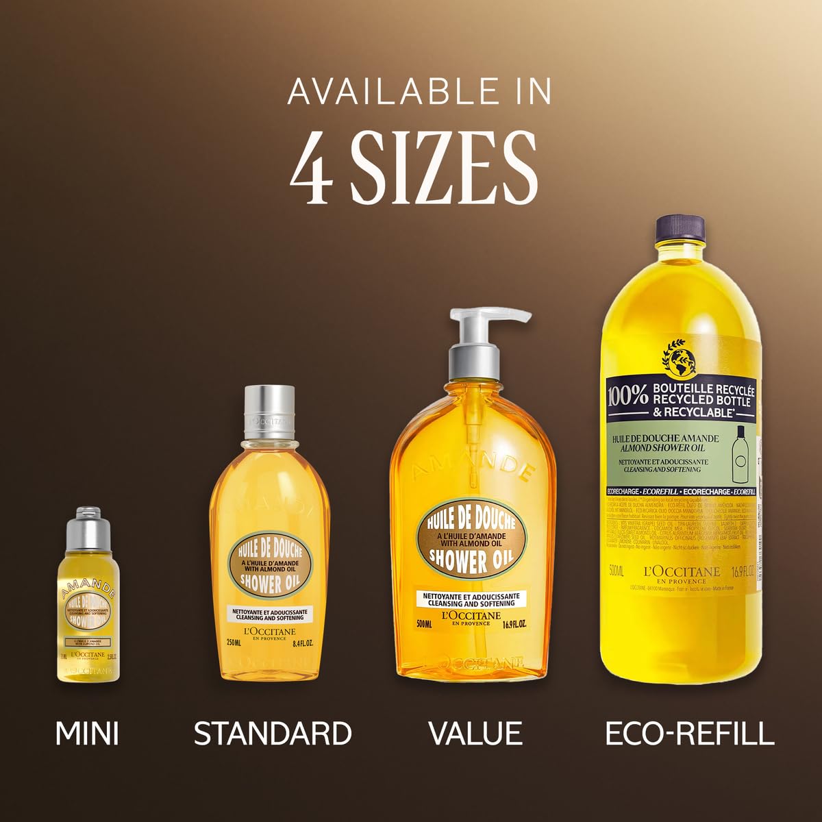 L'OCCITANE Almond Cleansing Shower Oil Body Wash