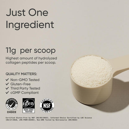 Sports Research Collagen Peptides Dietary Supplement Powder