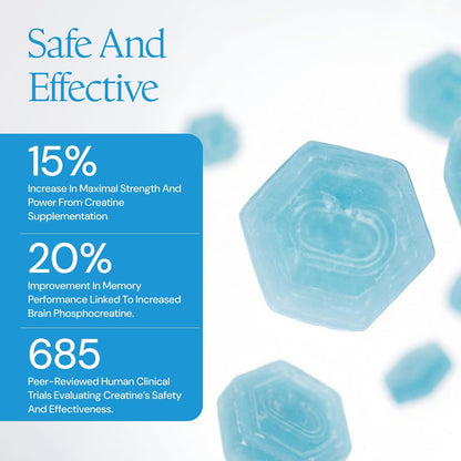 Create Creatine Monohydrate Gummies 1.5g Per Gummy Vegan Gluten-Free Non-GMO