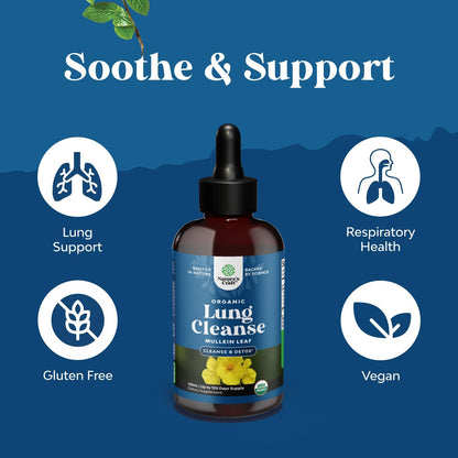 Natures Craft Organic Mullein Drops Respiratory Support Liquid