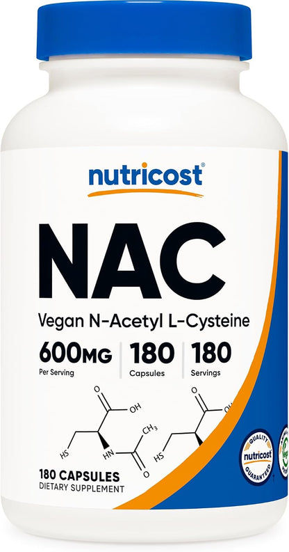 Nutricost NAC Immune and Respiratory Support Capsules