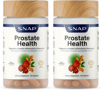 Snap Supplements Prostate Health Supplement for Men 90 Capsules