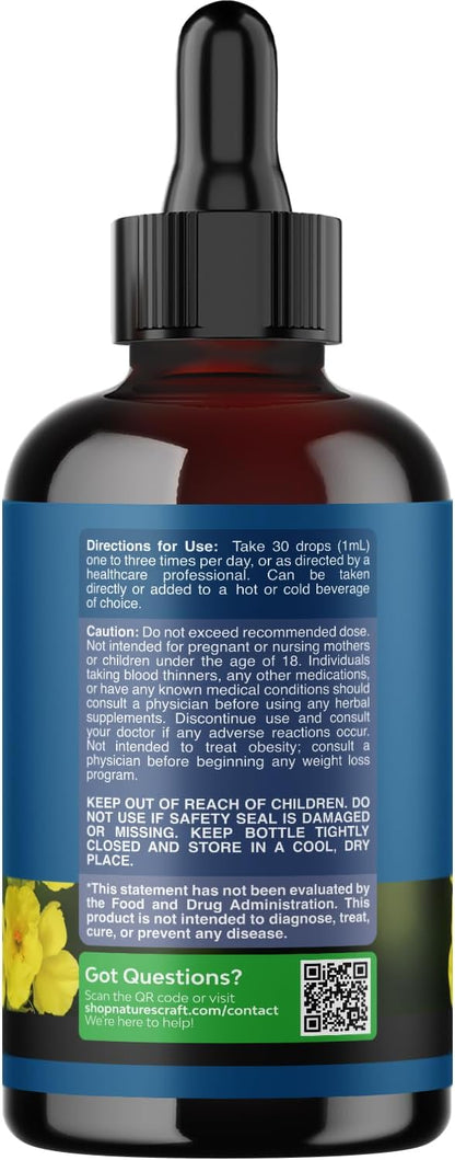 Natures Craft Organic Mullein Drops Respiratory Support Liquid