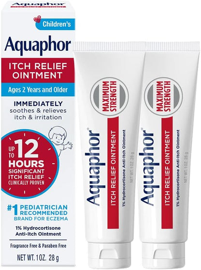 Aquaphor Children's Itch Relief Ointment 1% Hydrocortisone