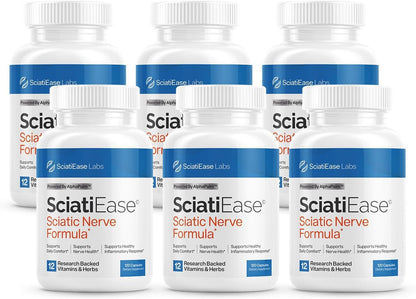 SciatiEase Sciatic Nerve Health Support Supplement 120 Count