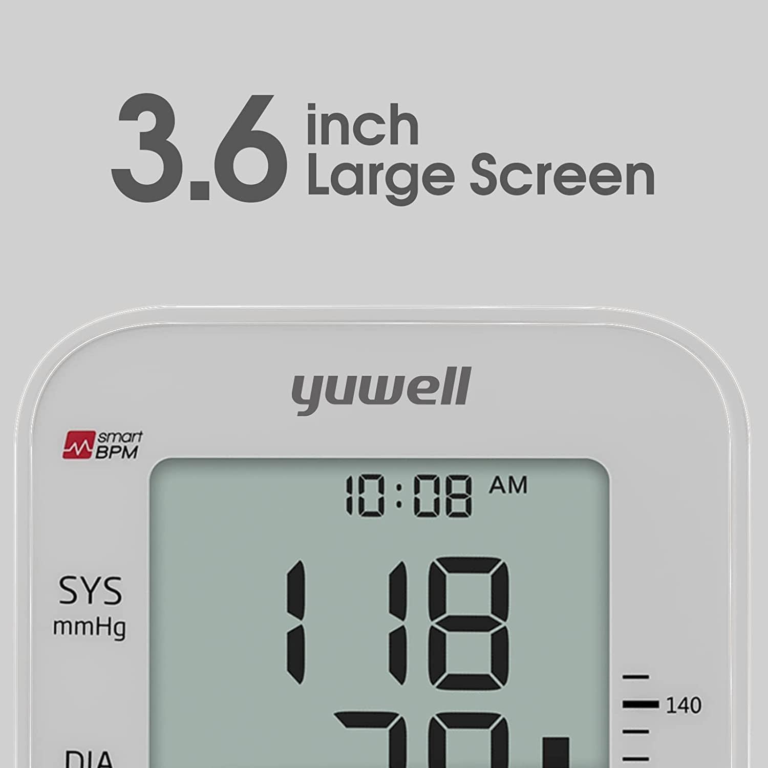 yuwell Digital Blood Pressure Monitor Large Cuff Voice Broadcast 99 Readings