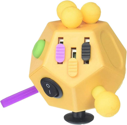 WCZCBOYA 12-Sided Fidget Dodecagon Cube Stress Relief Toy