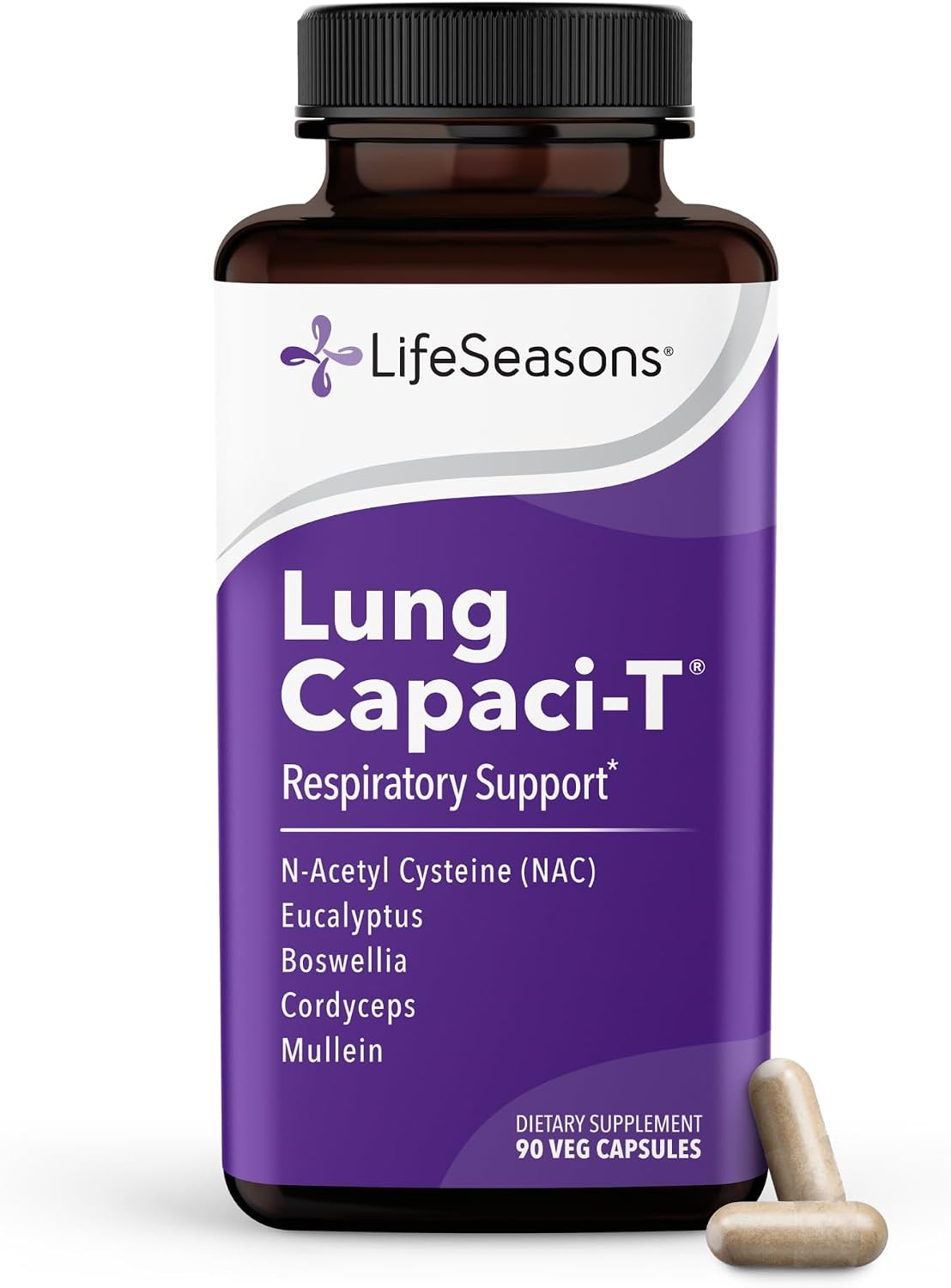 LifeSeasons Lung Capaci-T Respiratory Support Formula Capsules