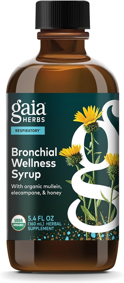 Gaia Herbs Bronchial Wellness Respiratory Support Syrup