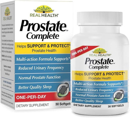 Real Health Prostate Complete Saw Palmetto Formula 30 Count