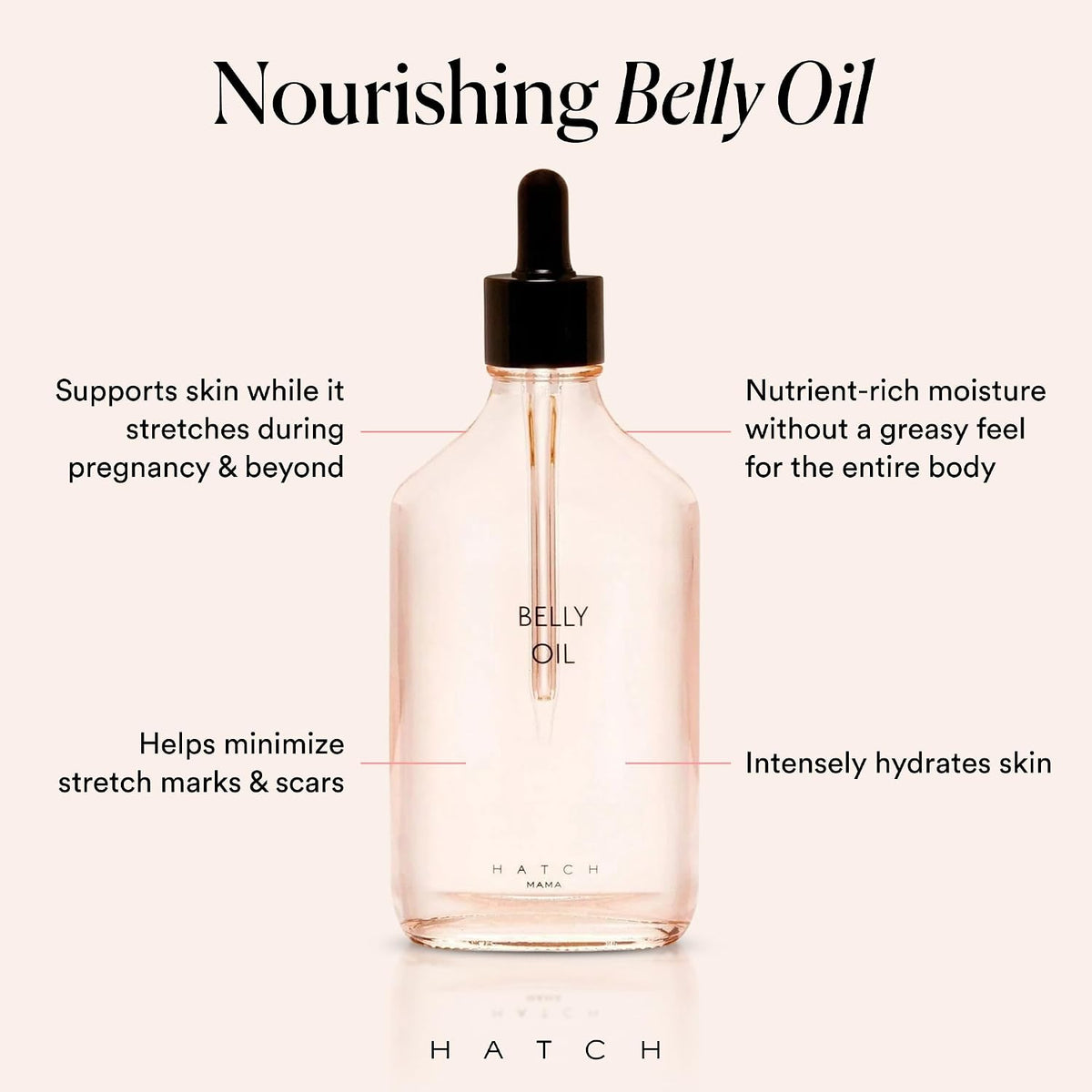 HATCH Pregnancy & Postpartum Belly Oil 6.7 fl oz