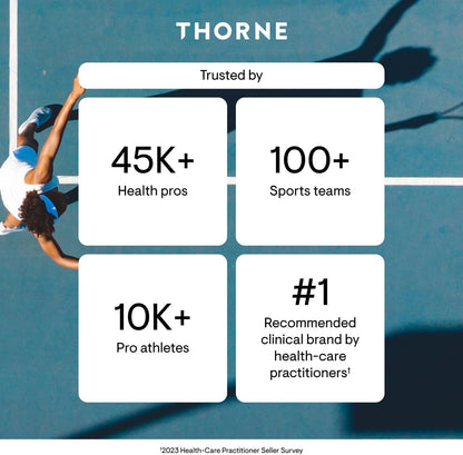 THORNE Creatine Monohydrate Powder NSF Certified for Sport 90 Servings