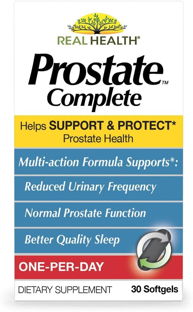 Real Health Prostate Complete Saw Palmetto Formula 30 Count