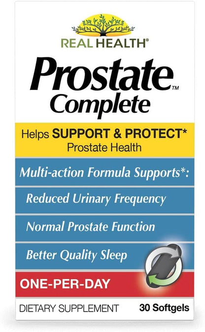 Real Health Prostate Complete Saw Palmetto Formula 30 Count
