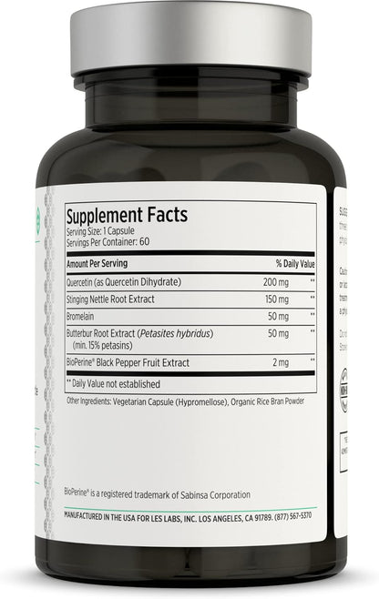 LES Labs Sinus & Seasonal Respiratory Support Capsules