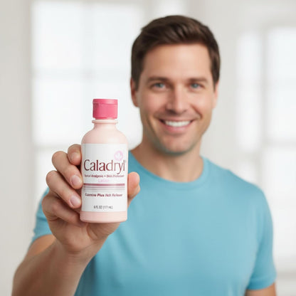 Caladryl Calamine Plus Anti-Itch Topical Analgesic Lotion