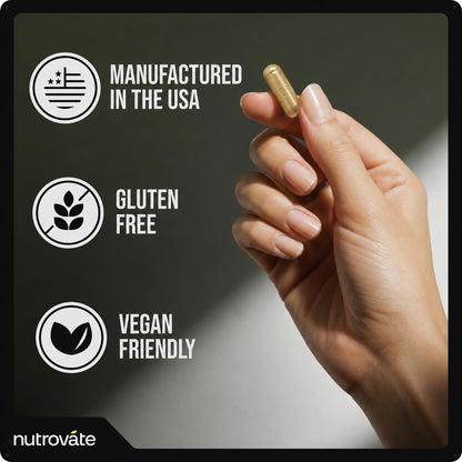 NutroVate Milk Thistle TUDCA NAC Liver Support Detox Formula Capsules