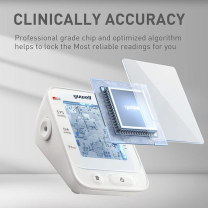 yuwell Digital Blood Pressure Monitor Large Cuff Voice Broadcast 99 Readings
