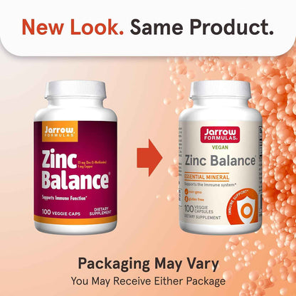 Jarrow Formulas Zinc Balance 15 mg 100 Veggie Caps