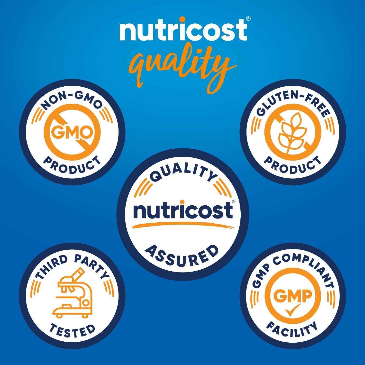 Nutricost L-Theanine 200mg Double Strength Non-GMO Gluten Free Capsules