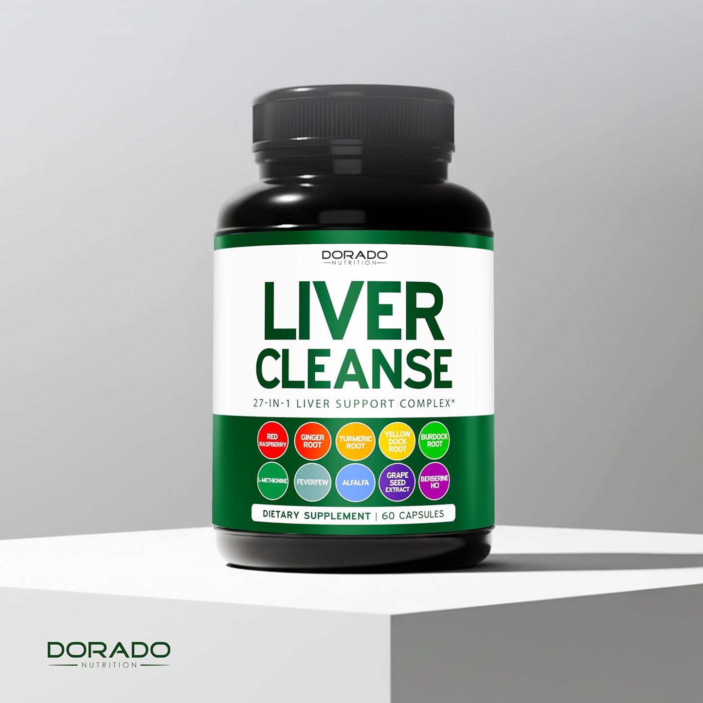Dorado Nutrition Milk Thistle Liver Cleanse Detox Support Capsules