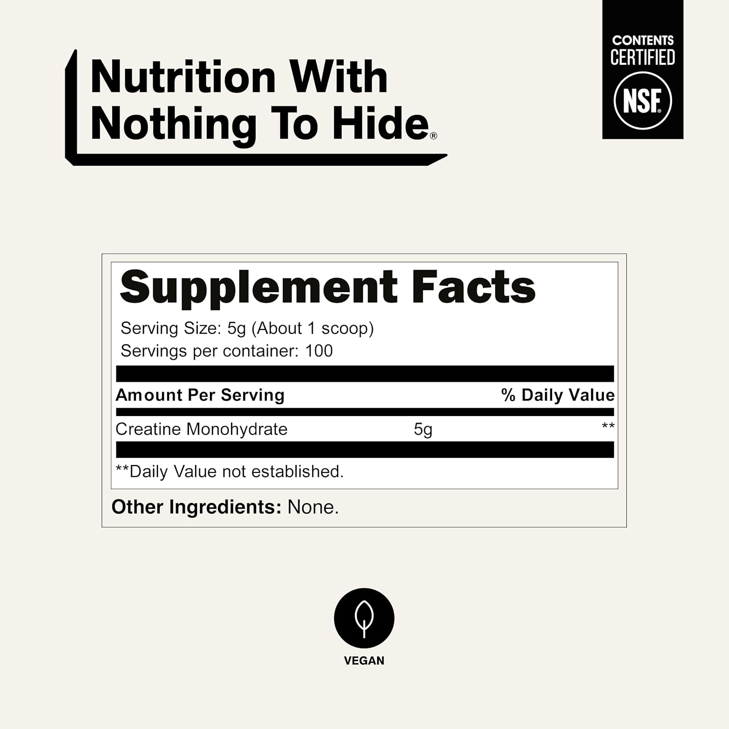 NAKED Pure Micronized Creatine Monohydrate Powder NSF Certified