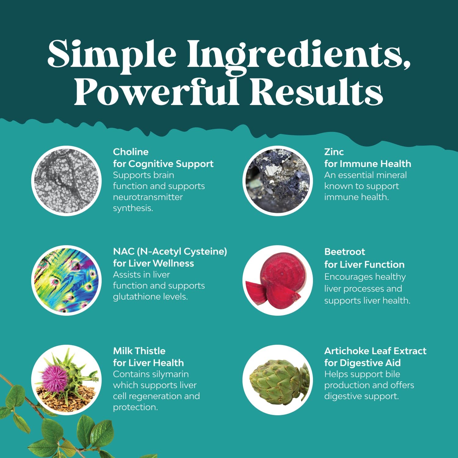 Natures Craft NAC Milk Thistle Liver Support Detox Formula Capsules