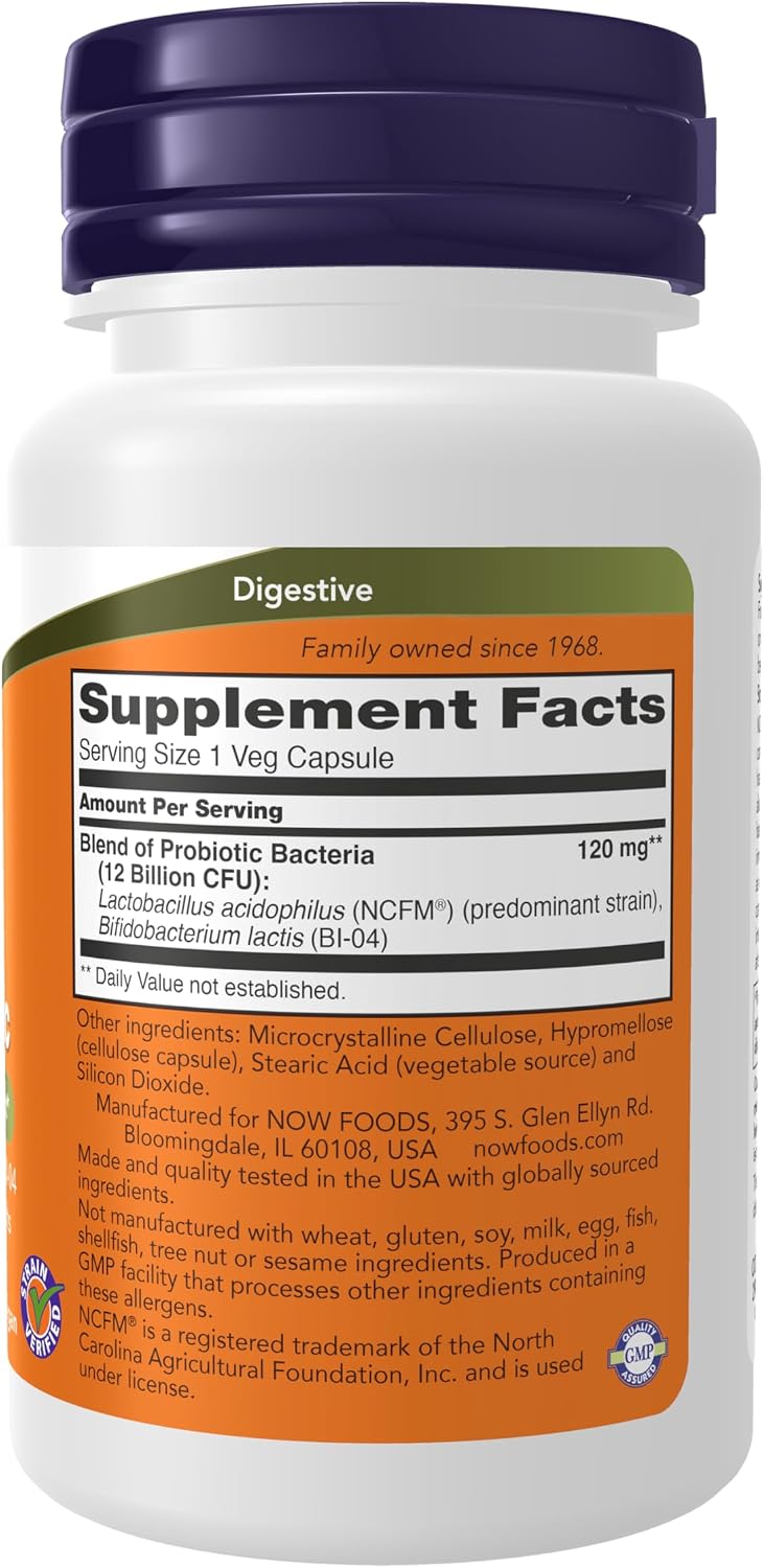 NOW Foods Respiratory Care Probiotic Immune Support Capsules