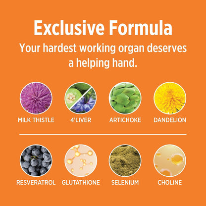 DOCTORS' PREFERRED Milk Thistle Liver Support Detox Formula Capsules