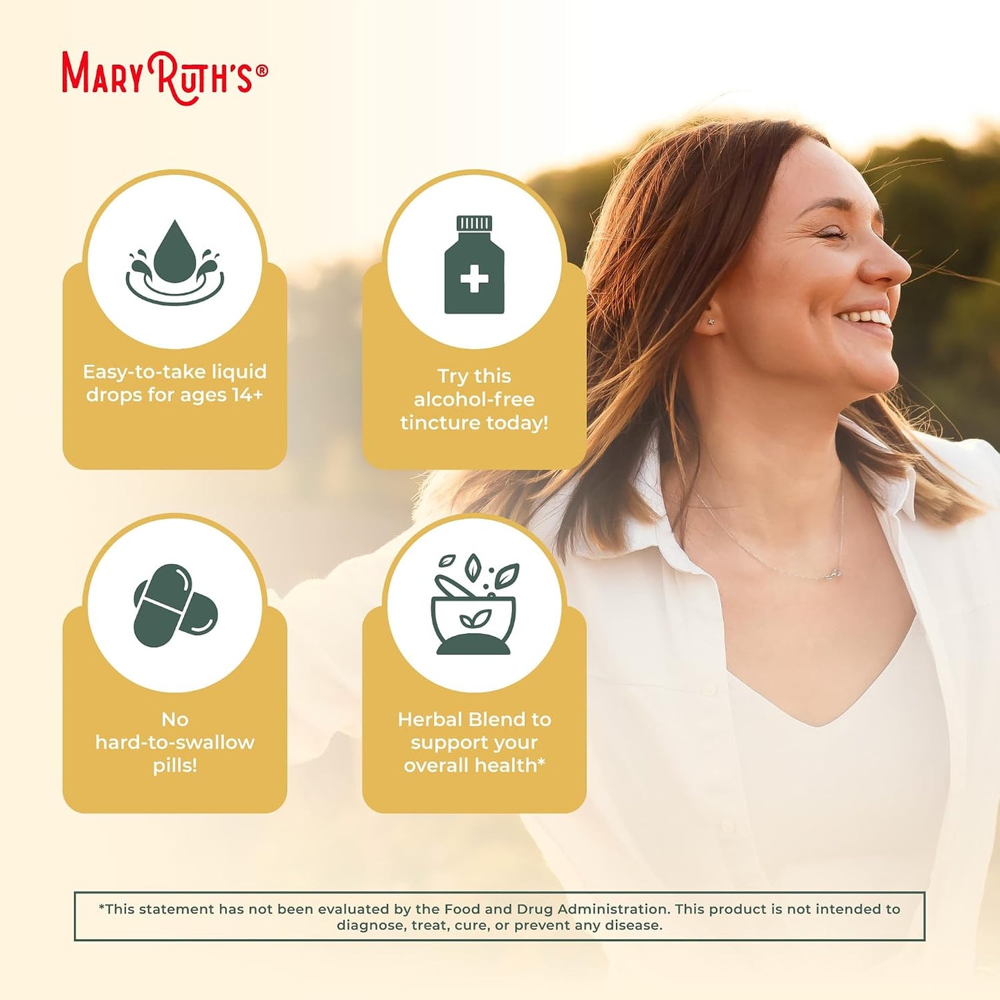 MARYRUTH'S USDA Organic Respiratory Health Herbal Support Liquid Drops
