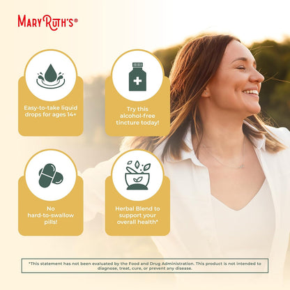MARYRUTH'S USDA Organic Respiratory Health Herbal Support Liquid Drops