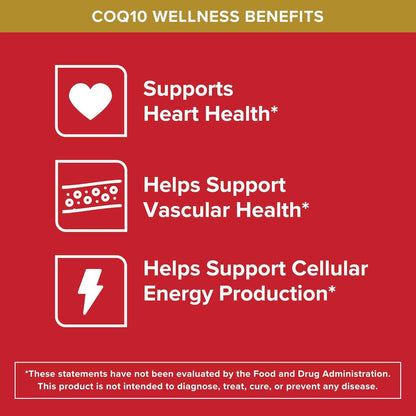 Qunol Ultra CoQ10 100mg Softgels Antioxidant Supplement