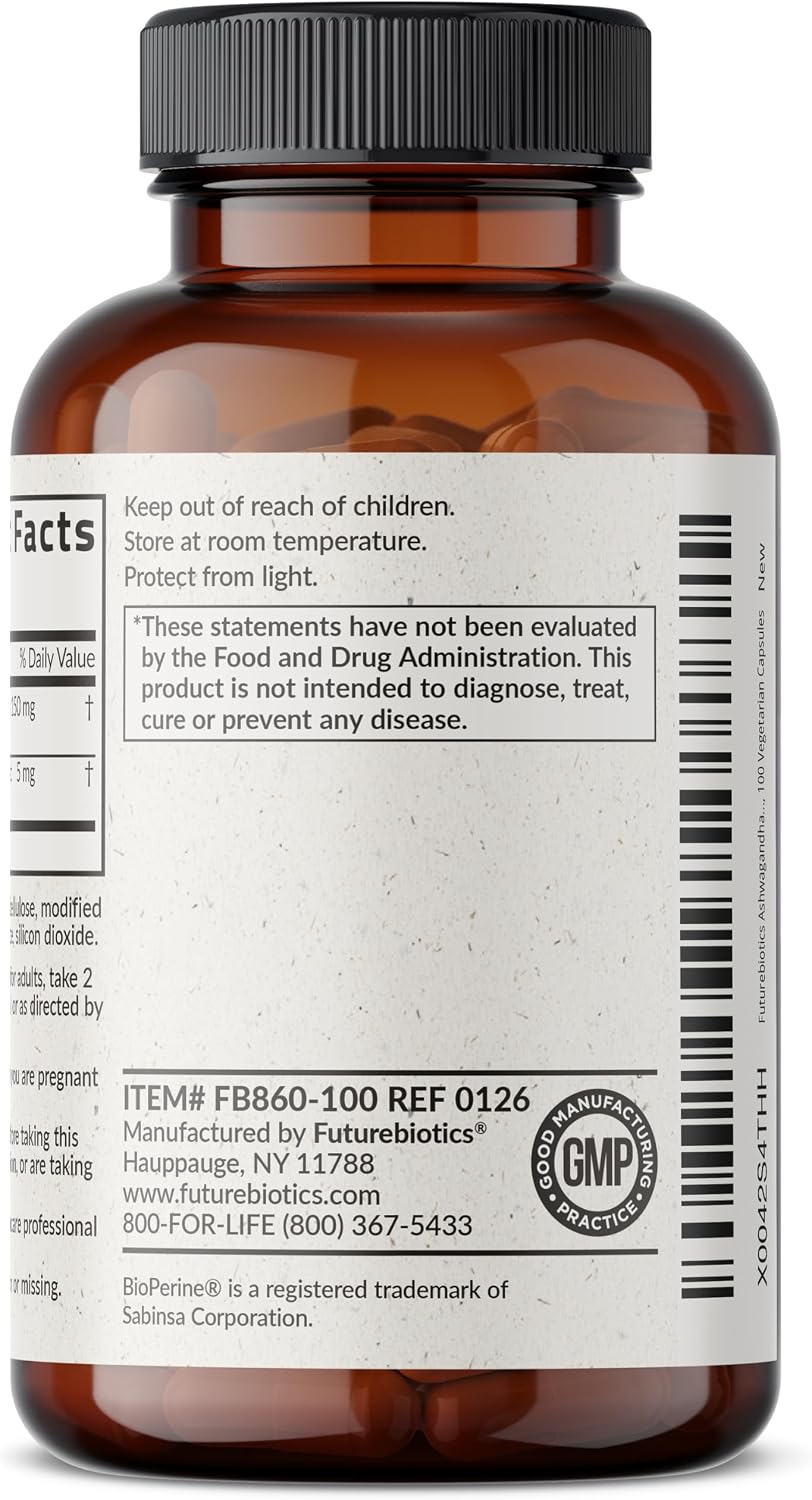 Futurebiotics Ashwagandha Stress Mood Support Capsules