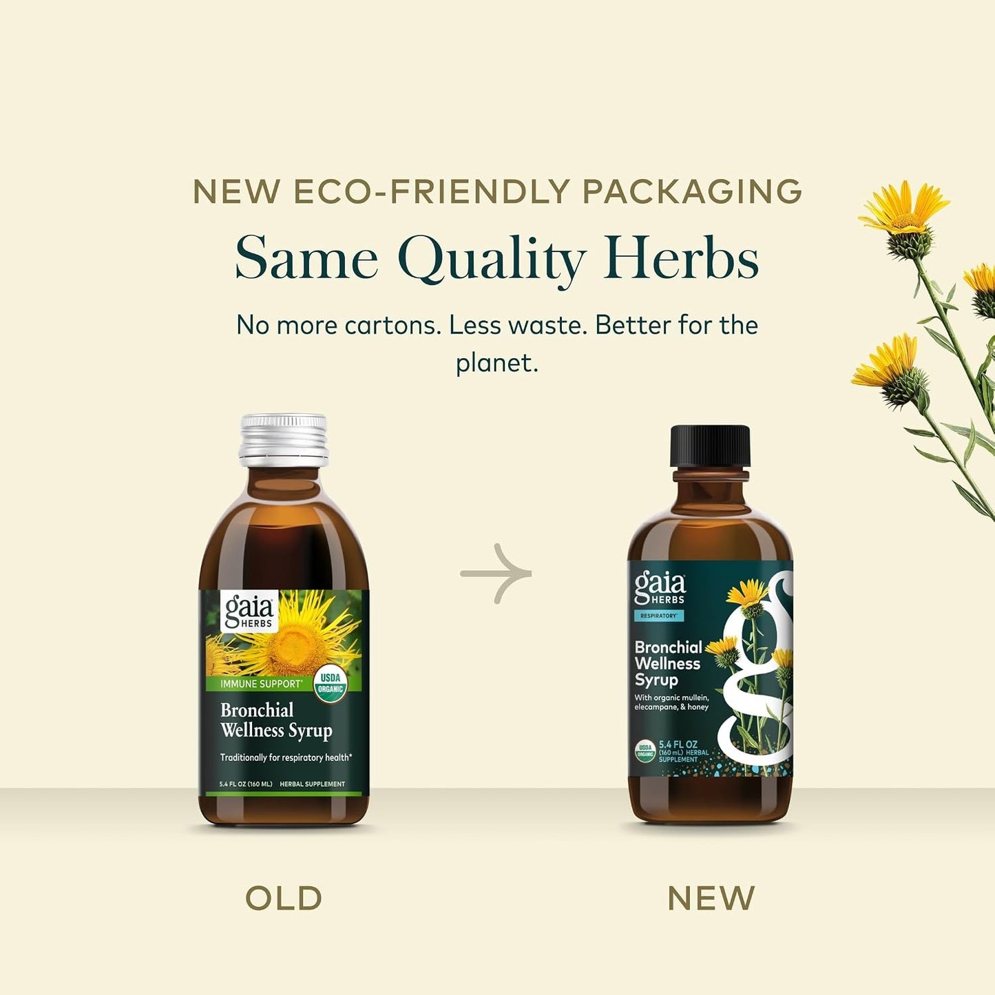 Gaia Herbs Bronchial Wellness Respiratory Support Syrup